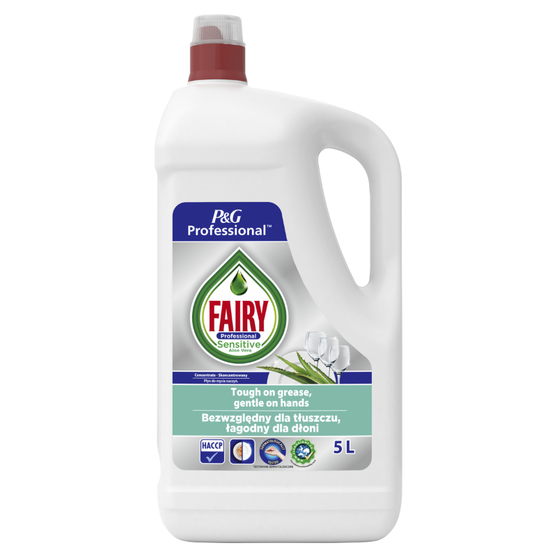 Fairy Professional Sensitive Pyn do Mycia Naczy Aloe Vera 5L