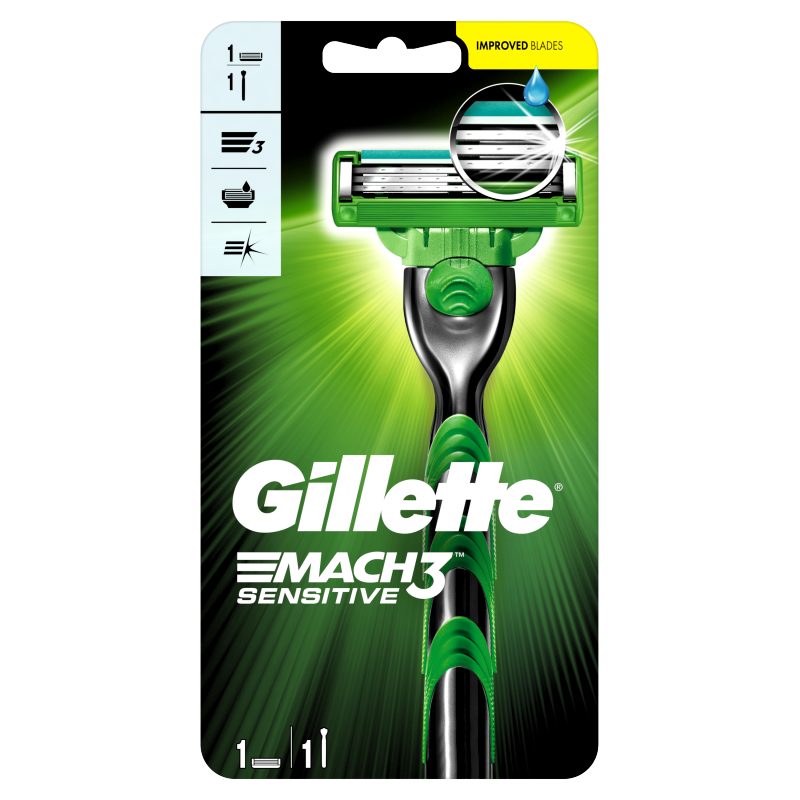 Gillette Mach3 Sensitive Maszynka Do Golenia Dla Mężczyzn