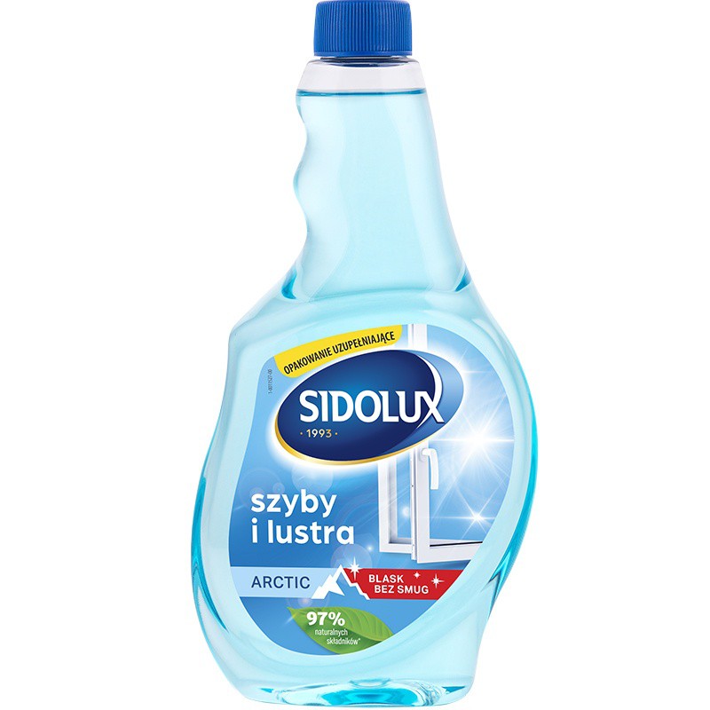 Sidolux Crystal Płyn do Mycia Szyb Arctic 500ML - KozackaDrogeria.pl Sidolux Crystal Płyn do Mycia Szyb Arctic 500ML - KozackaDrogeria.pl