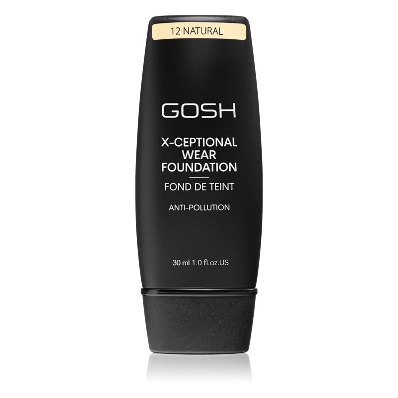 Gosh X-Ceptional Wear Foundation Long Lasting Makeup Długotrwały Podkład Do  Twarzy 12 Natural 35ML