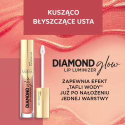Eveline Diamond Glow Lip Luminizer Błyszczyk do Ust 07 Golden Dust